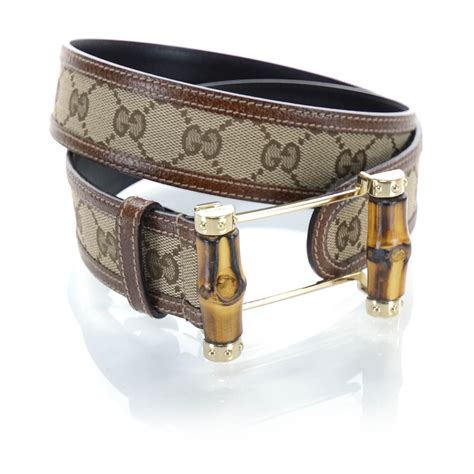 gucci mens bamboo belt